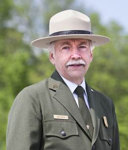 photo of a man in a Parks Service uniform